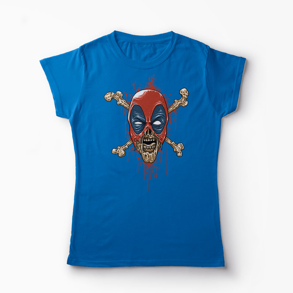 Tricou DeadZombie - Femei-Albastru Regal